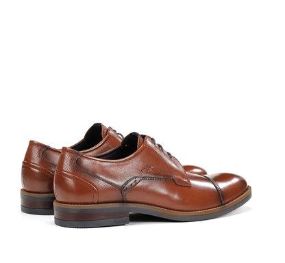 Fluchos F1630 Cuero Tan Lace Shoes