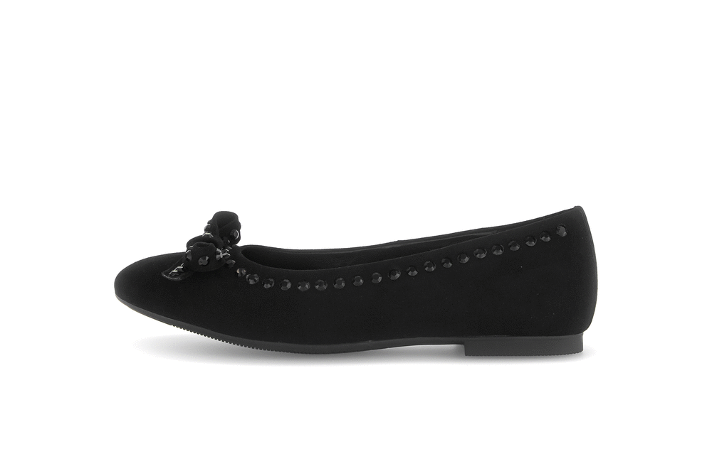 Gabor 74.143.17 Black Slip On Pumps
