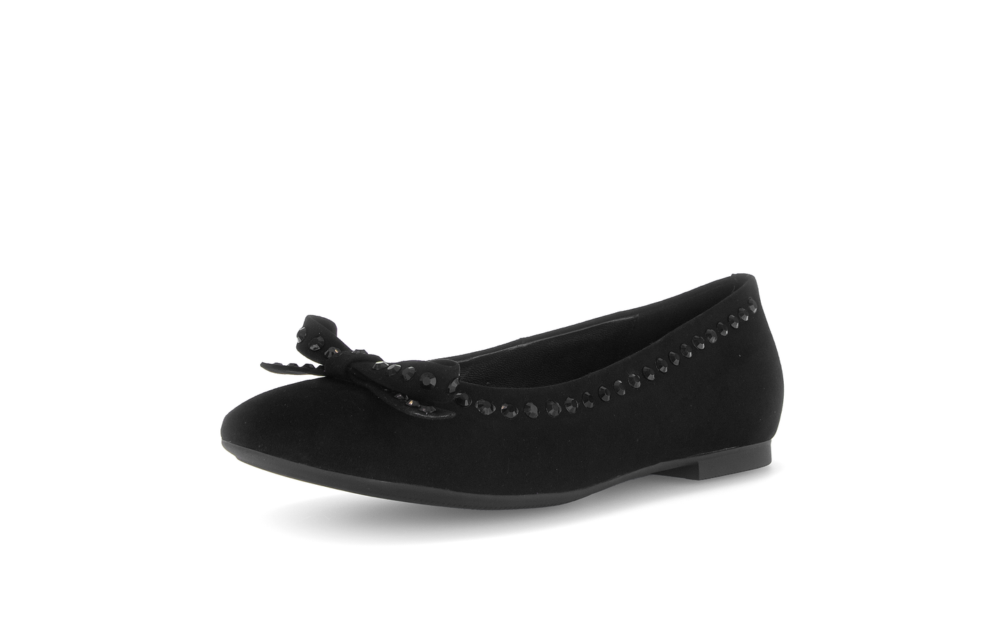 Gabor 74.143.17 Black Slip On Pumps