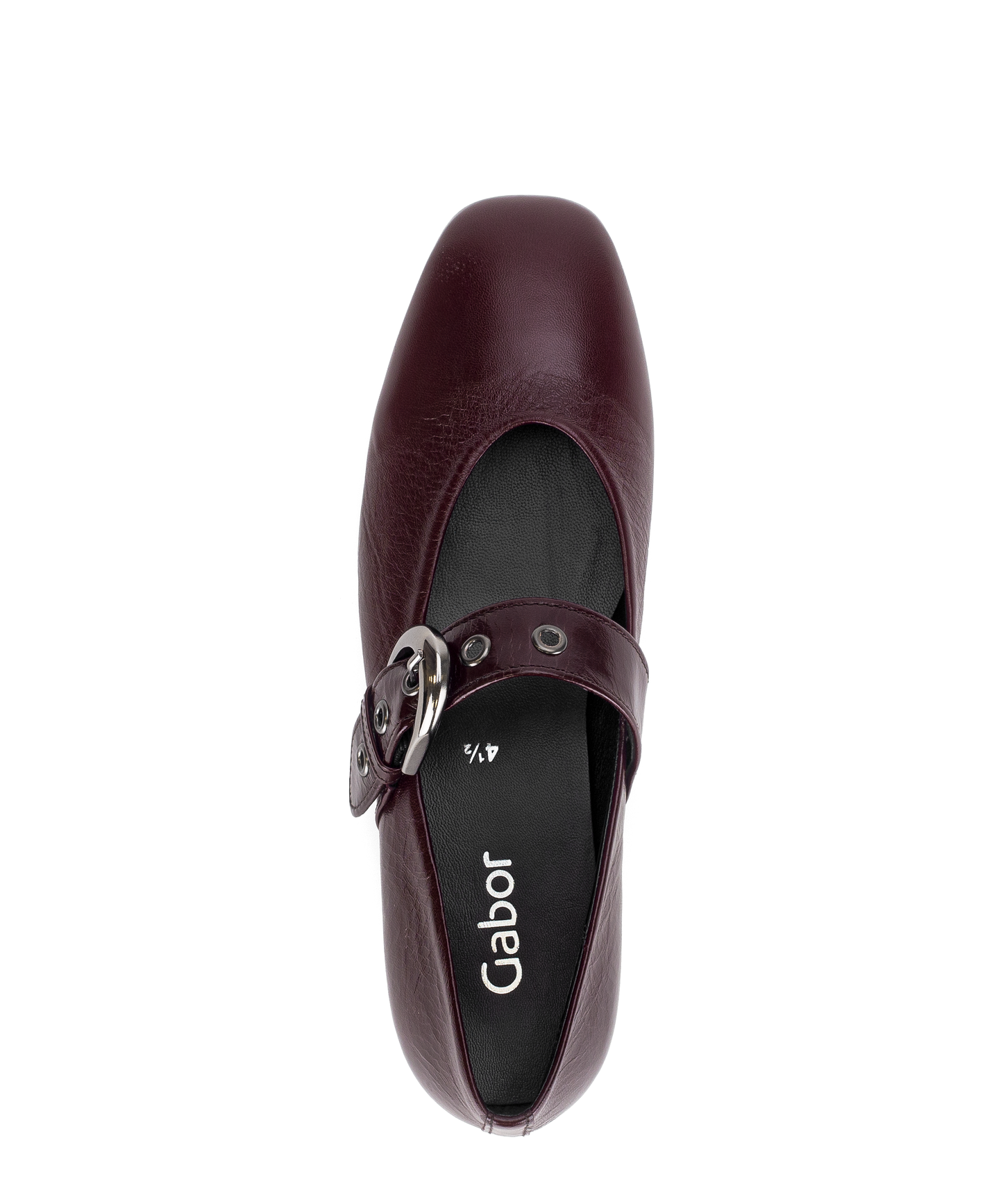 Gabor 74.144.25 Burgundy Latex Mary Jane Shoes