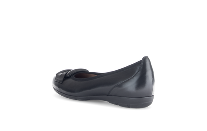 Gabor 74.166.27 Black Slip On Pumps