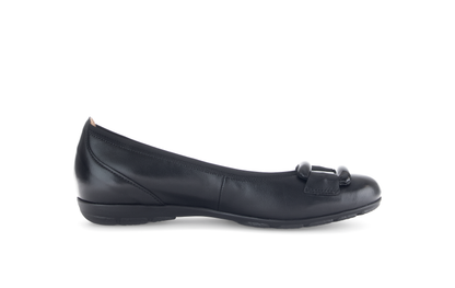 Gabor 74.166.27 Black Slip On Pumps