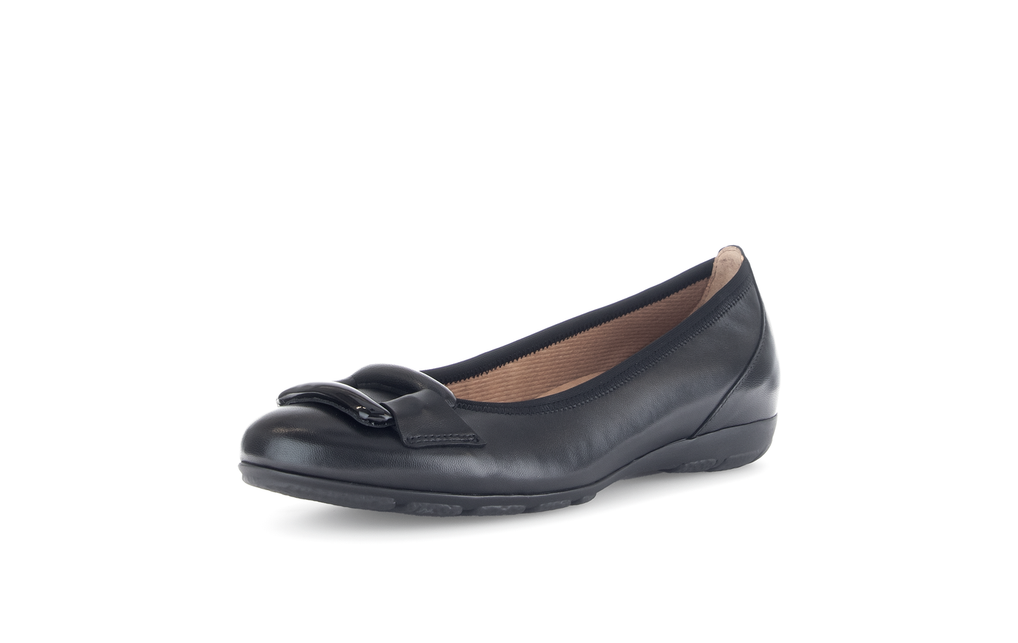Gabor 74.166.27 Black Slip On Pumps