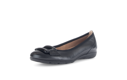 Gabor 74.166.27 Black Slip On Pumps