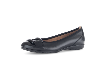 Gabor 74.166.27 Black Slip On Pumps