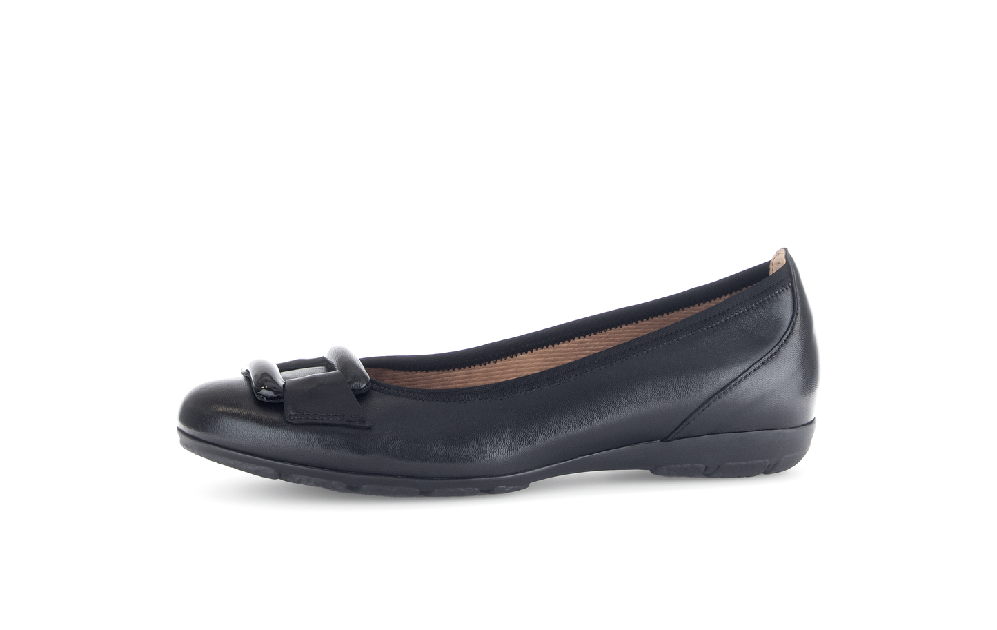 Gabor 74.166.27 Black Slip On Pumps