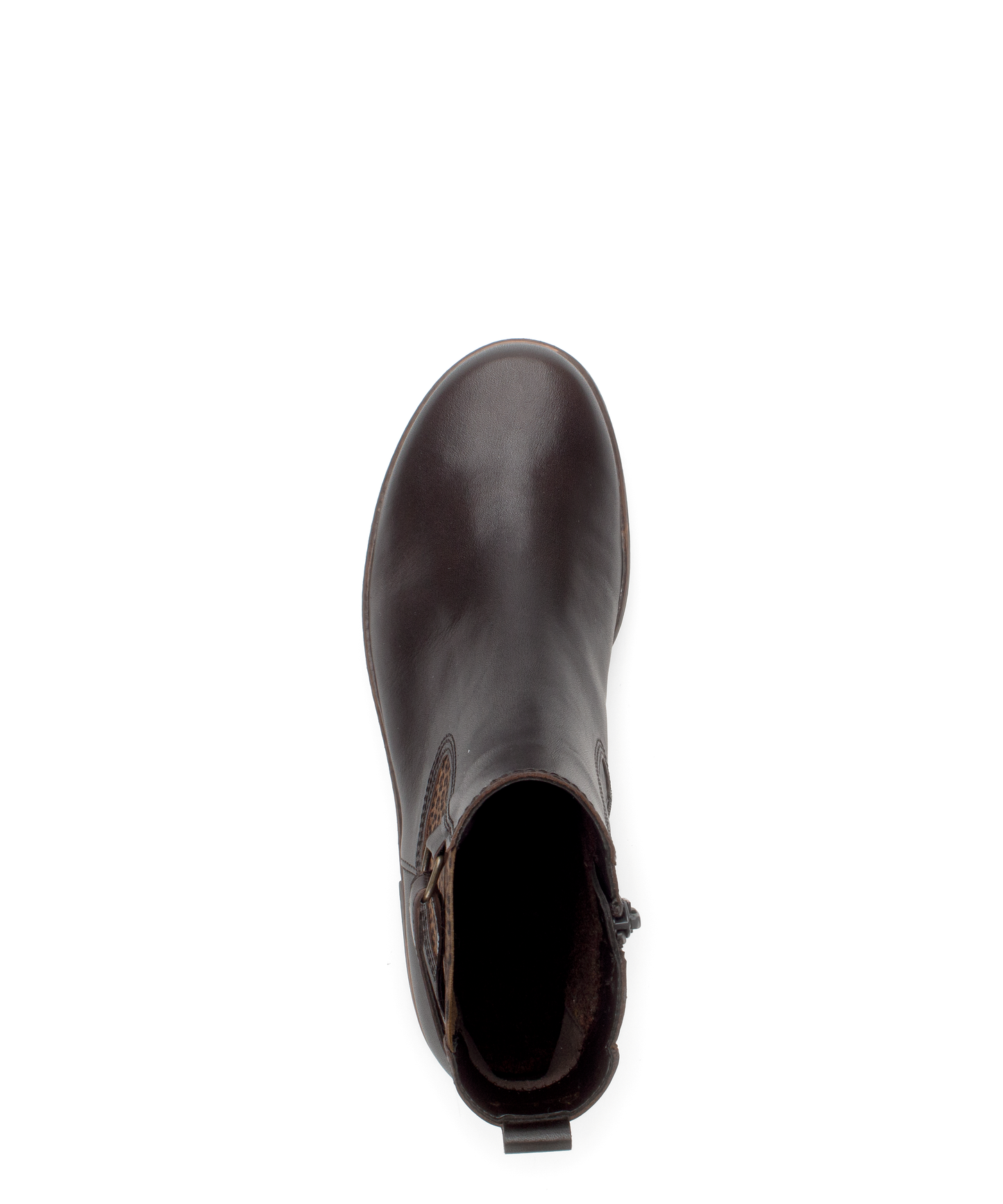 Gabor 74.670.28 Moro Brown & Leopard Print Chelsea Boots