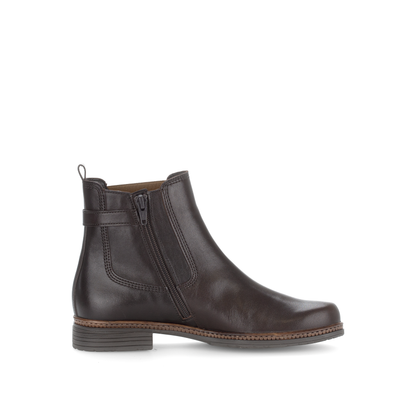 Gabor 74.670.28 Moro Brown & Leopard Print Chelsea Boots