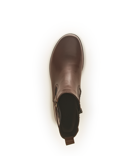 Gabor 74.670.36 Brown & Navy Elastic Chelsea Boots