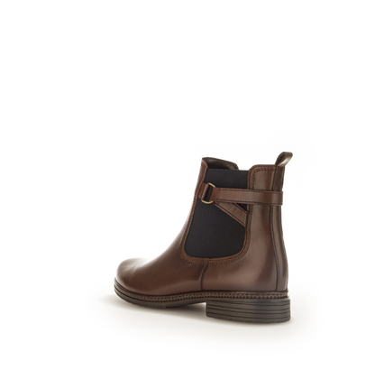 Gabor 74.670.36 Brown & Navy Elastic Chelsea Boots