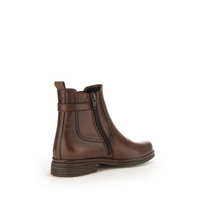 Gabor 74.670.36 Brown & Navy Elastic Chelsea Boots