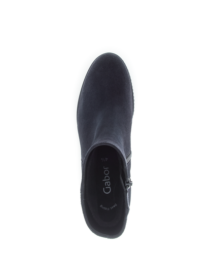 Gabor 74.780.16 Navy Wedge Boots