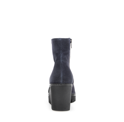 Gabor 74.780.16 Navy Wedge Boots