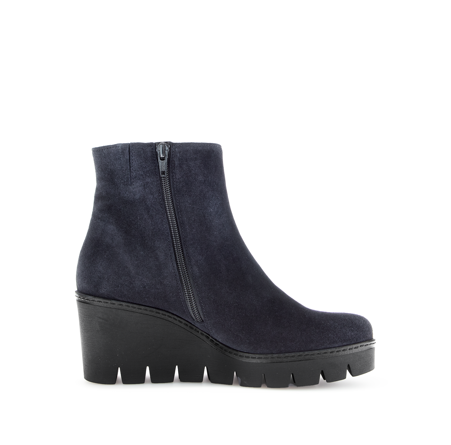 Gabor 74.780.16 Navy Wedge Boots