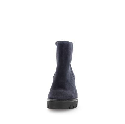 Gabor 74.780.16 Navy Wedge Boots