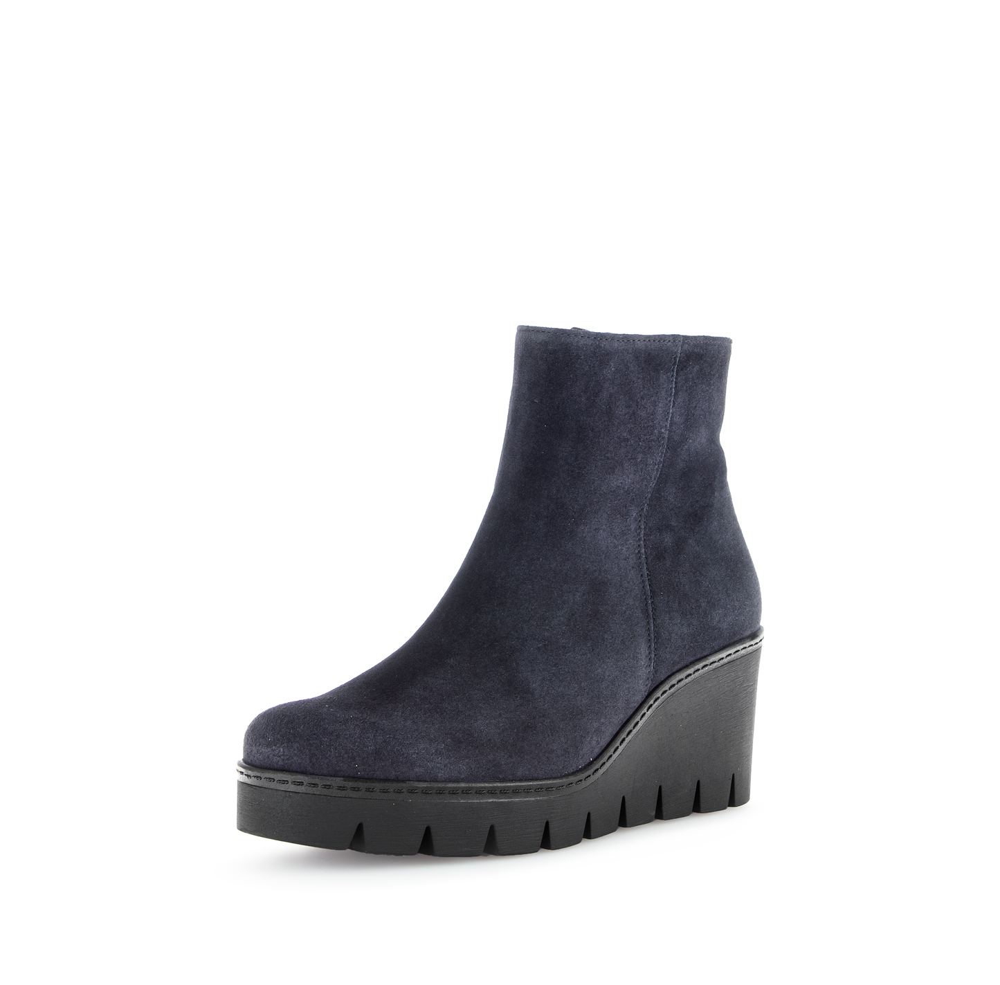 Gabor 74.780.16 Navy Wedge Boots
