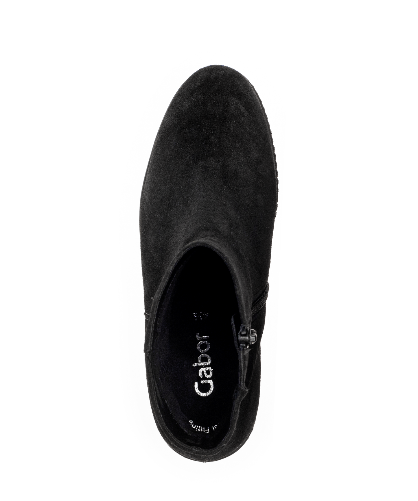 Gabor 74.780.17 Black Wedge Platform Ankle Boots
