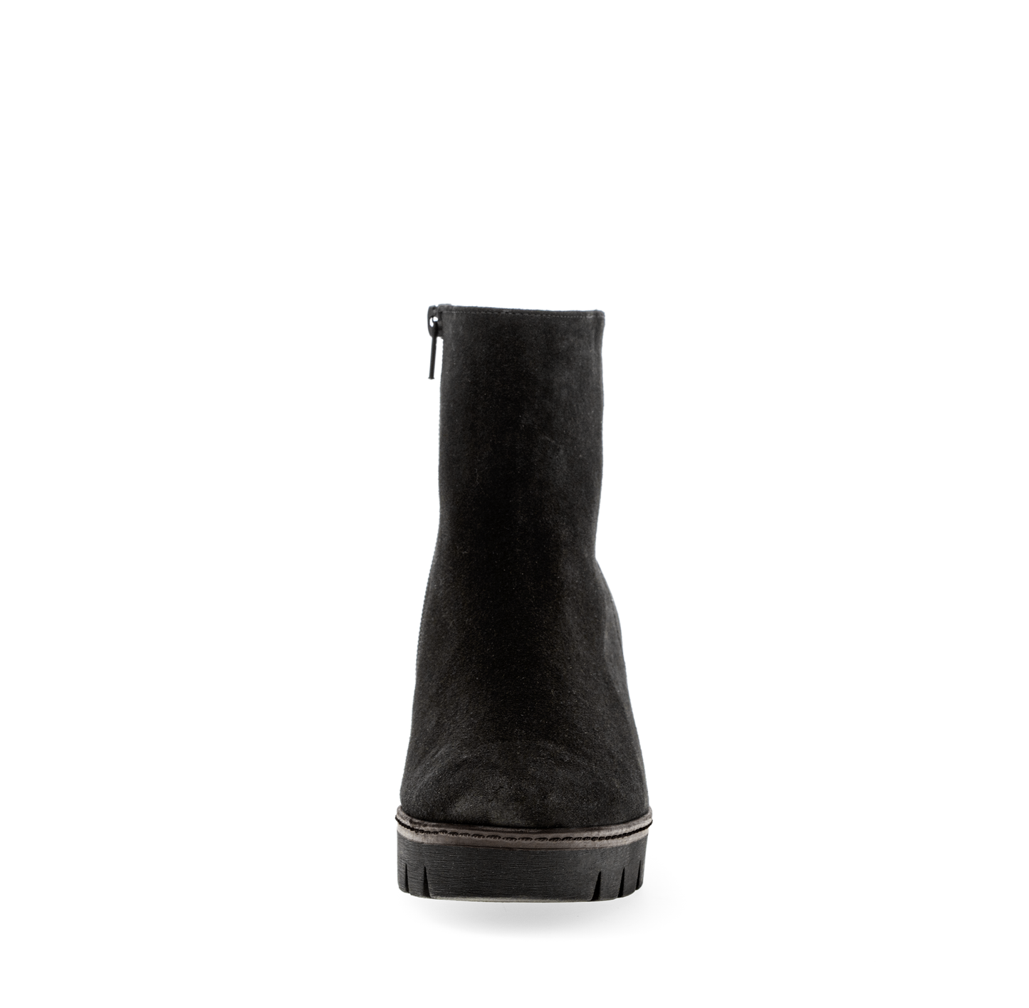 Gabor 74.780.17 Black Wedge Platform Ankle Boots