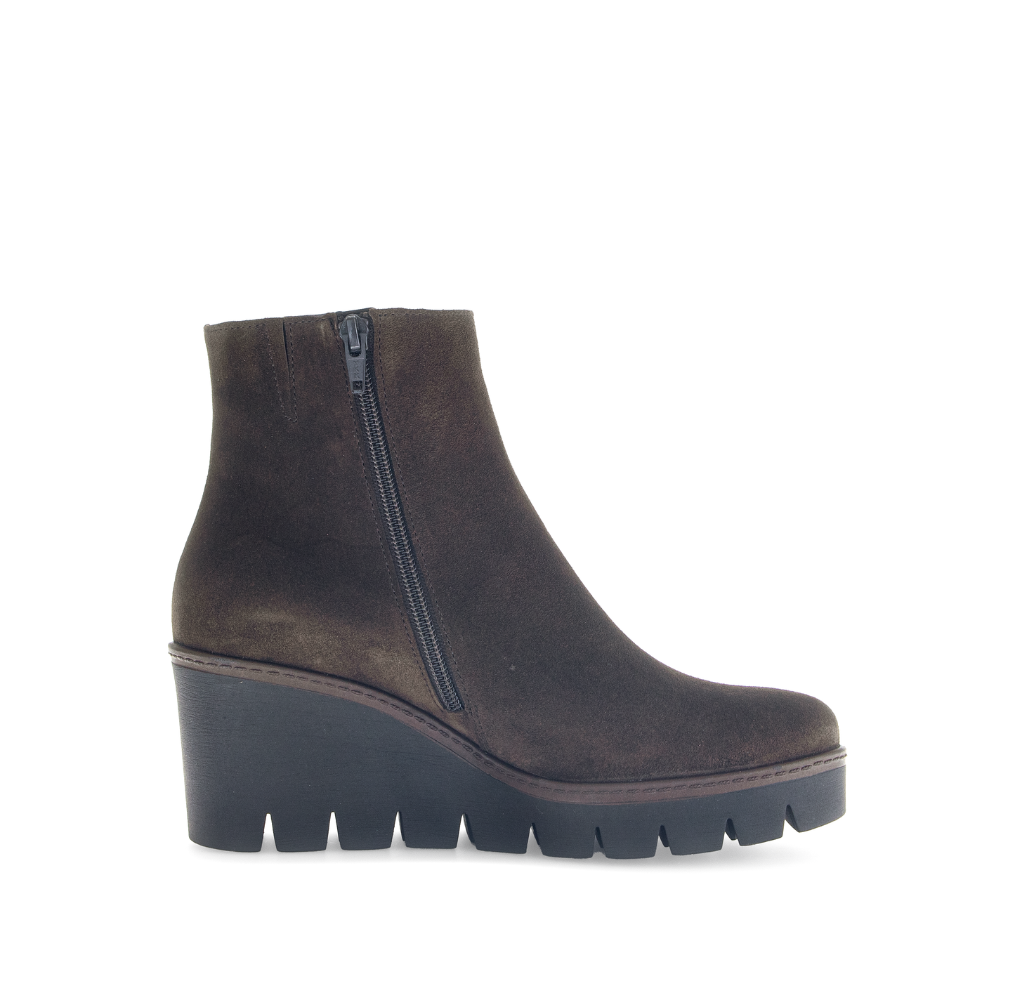 Gabor 74.780.18 Brown Suede Wedge Boots