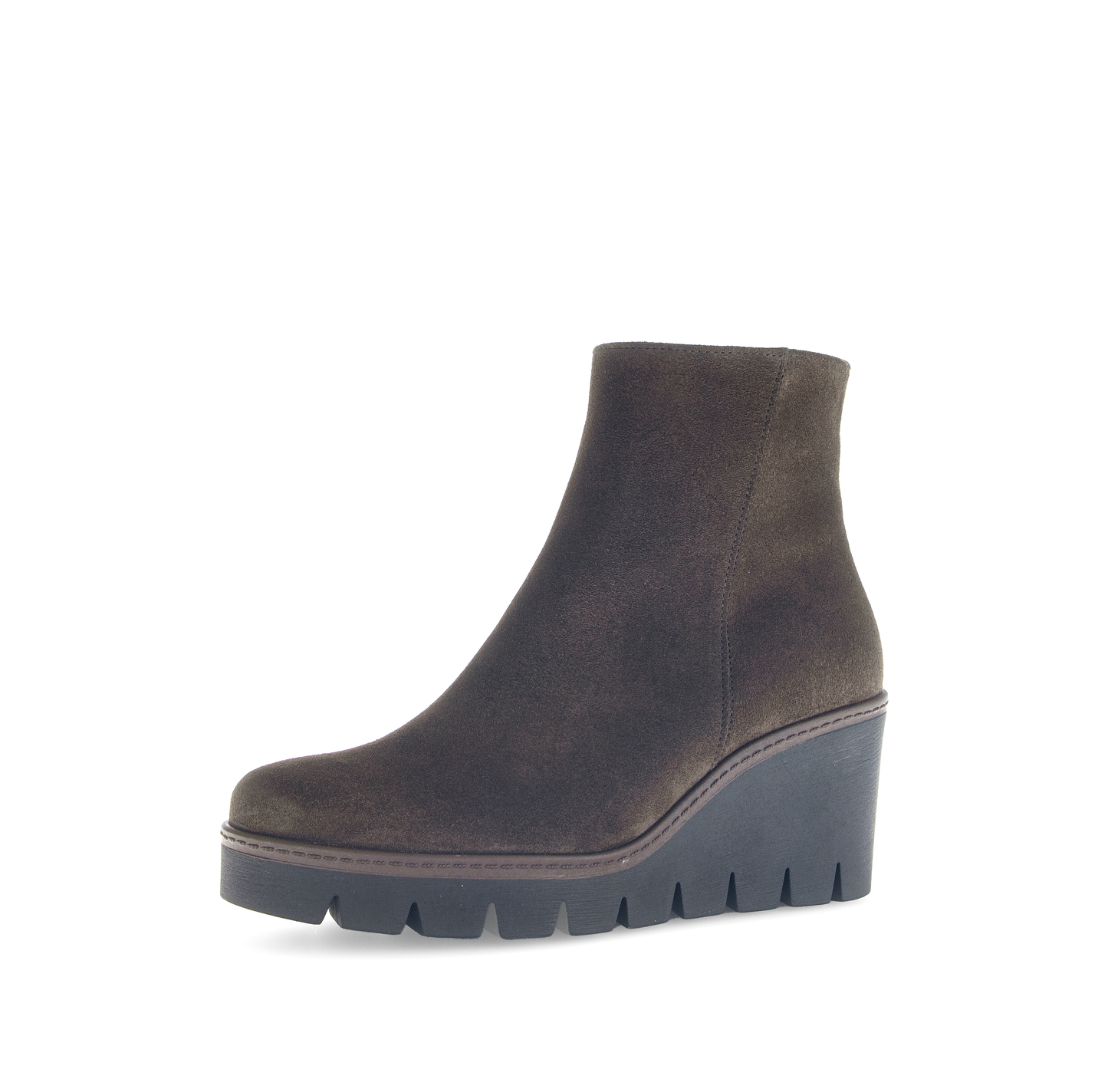 Gabor 74.780.18 Brown Suede Wedge Boots