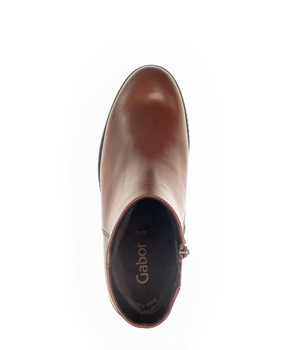 Gabor 74.780.24 Sattel Brown Wedge Boots