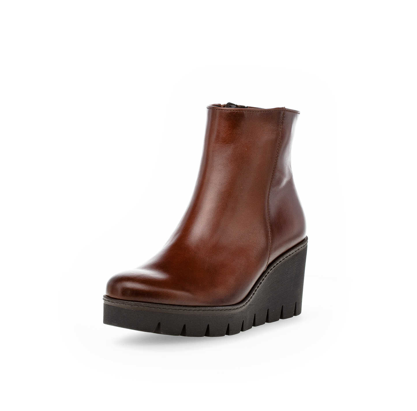 Gabor 74.780.24 Sattel Brown Wedge Boots