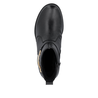Rieker 74856-00 Black H Fit Ankle Boots
