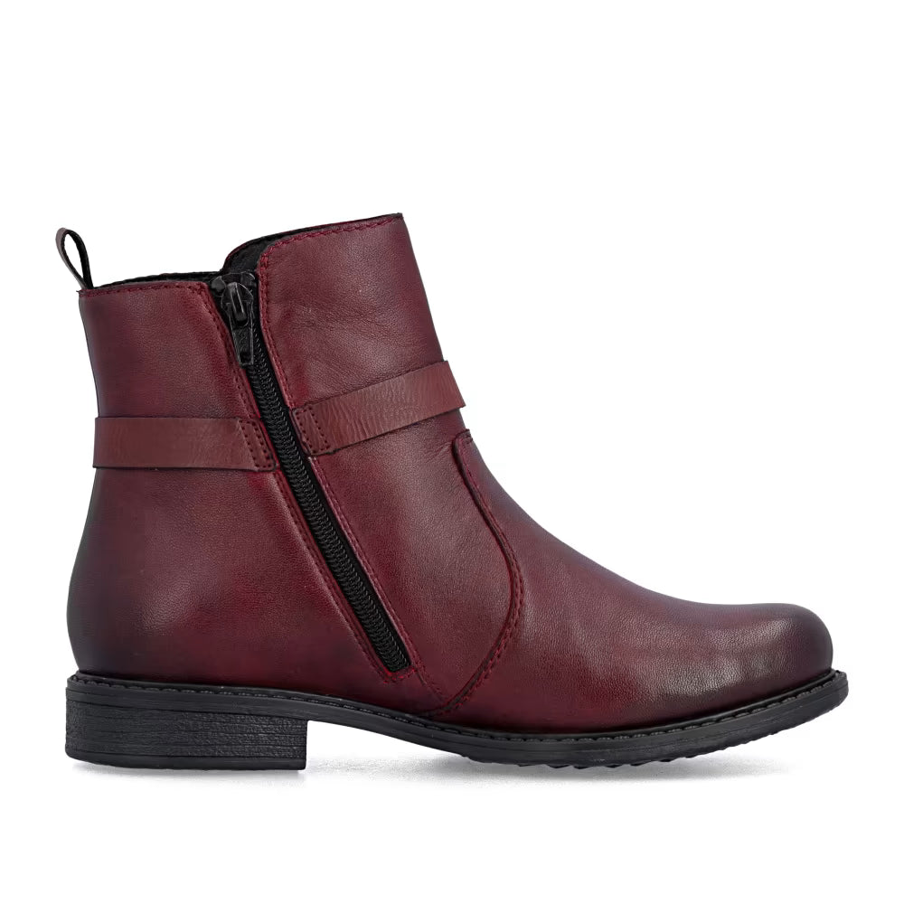 Rieker 74856-35 Bordo Burgundy H Fit Boots