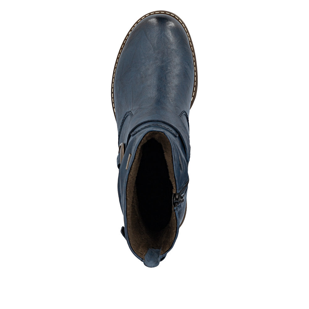 Rieker TEX 74857-14 Navy H Fit Boots