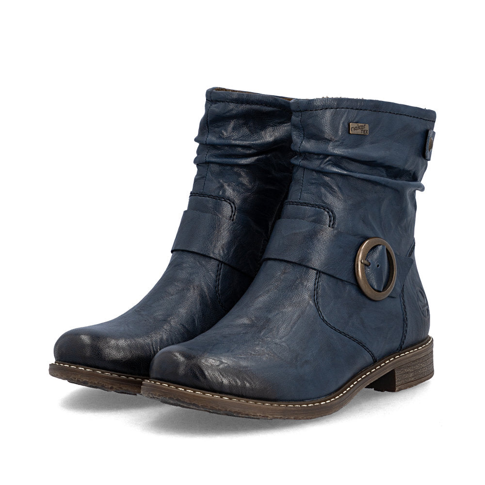 Rieker TEX 74857-14 Navy H Fit Boots