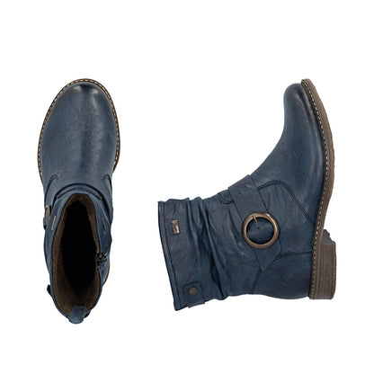 Rieker TEX 74857-14 Navy H Fit Boots