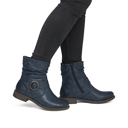 Rieker TEX 74857-14 Navy H Fit Boots