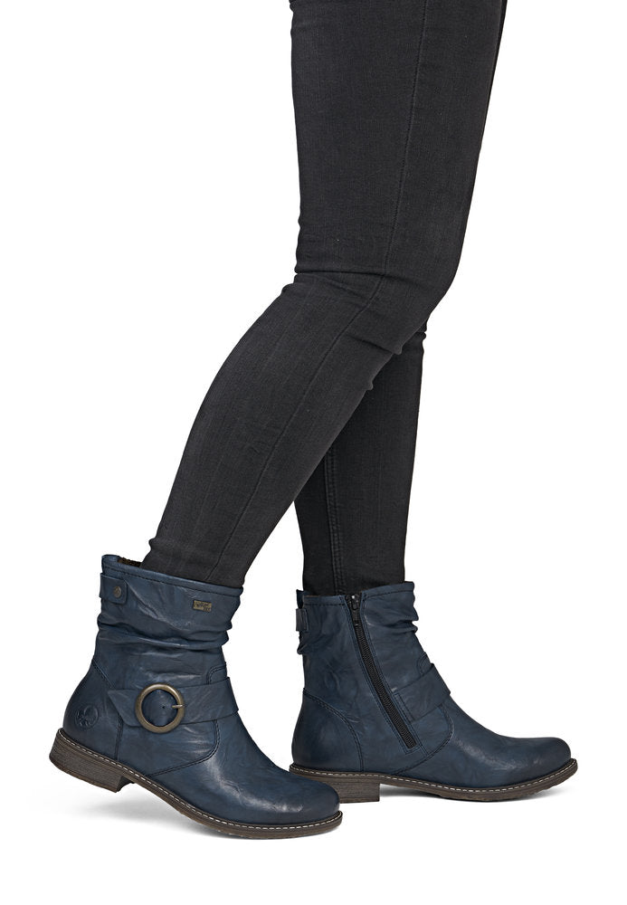 Rieker TEX 74857-14 Navy H Fit Boots