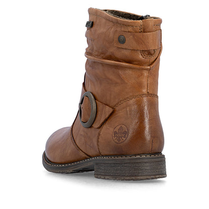 Rieker TEX 74857-22 Cuoio Tan H Fit Boots