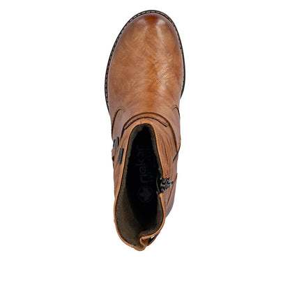 Rieker TEX 74857-22 Cuoio Tan H Fit Boots