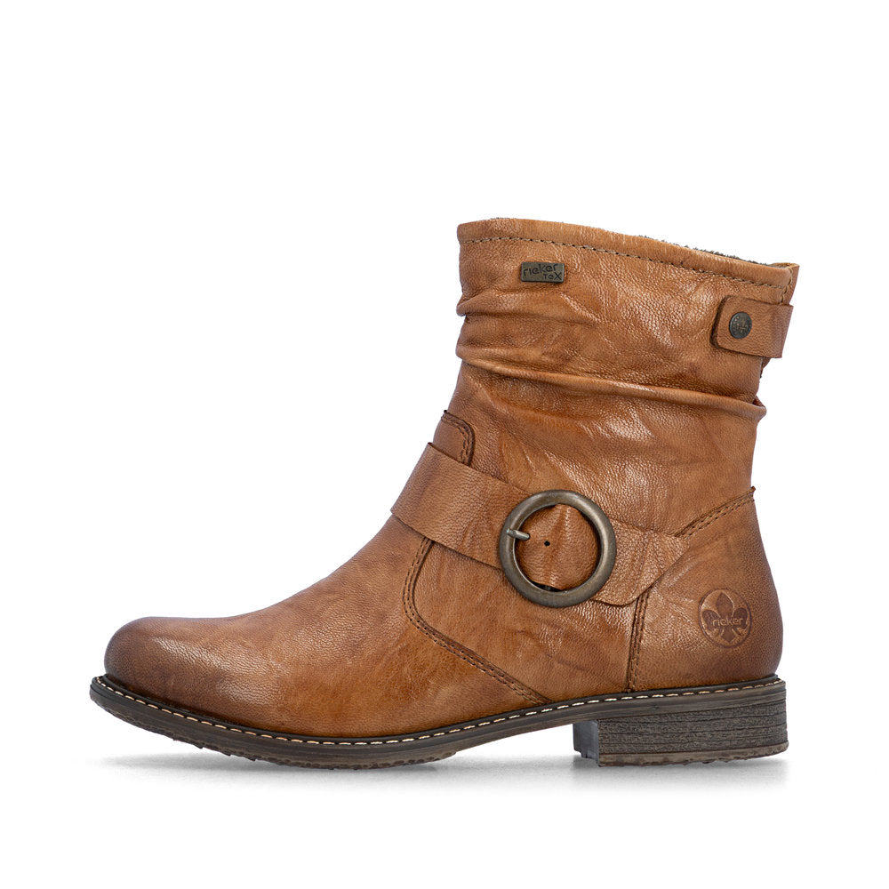 Rieker TEX 74857-22 Cuoio Tan H Fit Boots