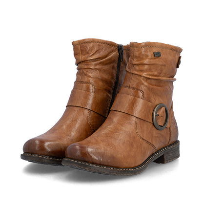 Rieker TEX 74857-22 Cuoio Tan H Fit Boots