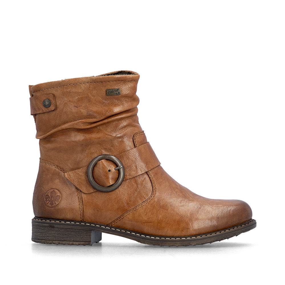 Rieker TEX 74857-22 Cuoio Tan H Fit Boots