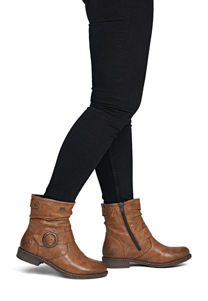 Rieker TEX 74857-22 Cuoio Tan H Fit Boots