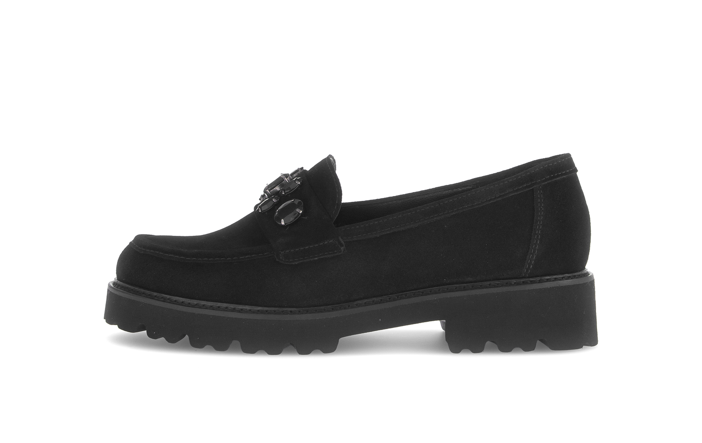 Gabor 75.241.17 Black Slip On Moccasins
