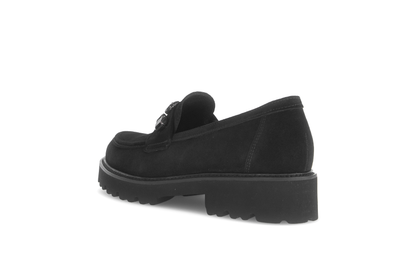 Gabor 75.241.17 Black Slip On Moccasins