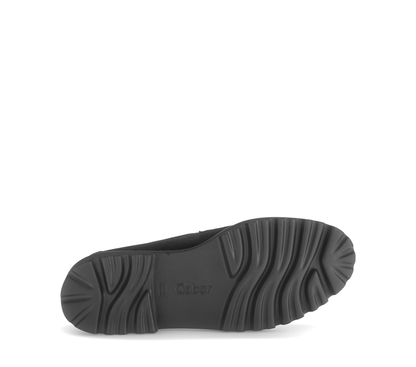Gabor 75.241.17 Black Slip On Moccasins