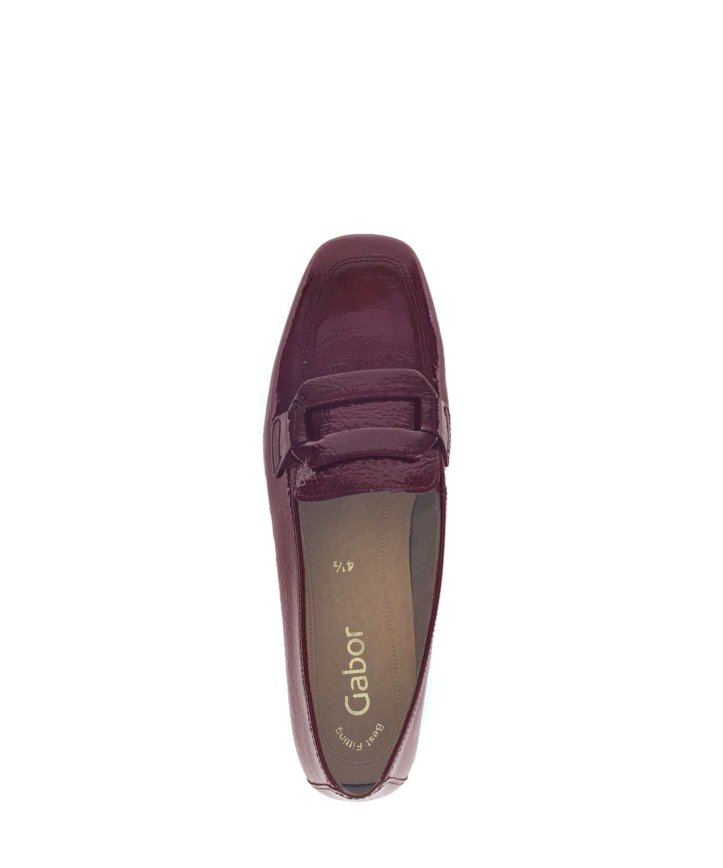 Gabor 75.261.95 Bordo Burgundy Patent Slip On Shoes