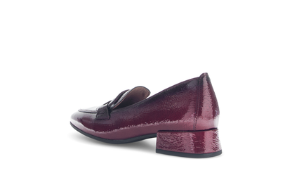 Gabor 75.261.95 Bordo Burgundy Patent Slip On Shoes
