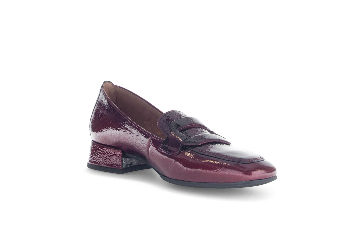 Gabor 75.261.95 Bordo Burgundy Patent Slip On Shoes