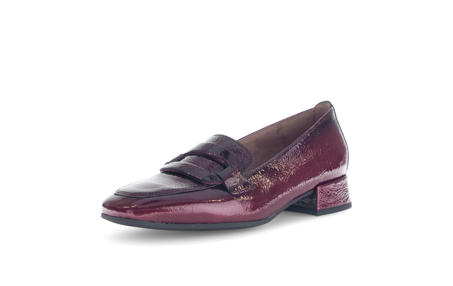 Gabor 75.261.95 Bordo Burgundy Patent Slip On Shoes