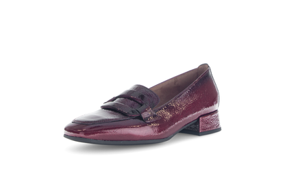 Gabor 75.261.95 Bordo Burgundy Patent Slip On Shoes