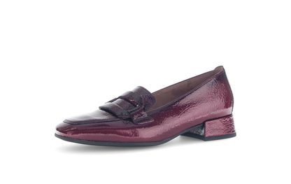 Gabor 75.261.95 Bordo Burgundy Patent Slip On Shoes