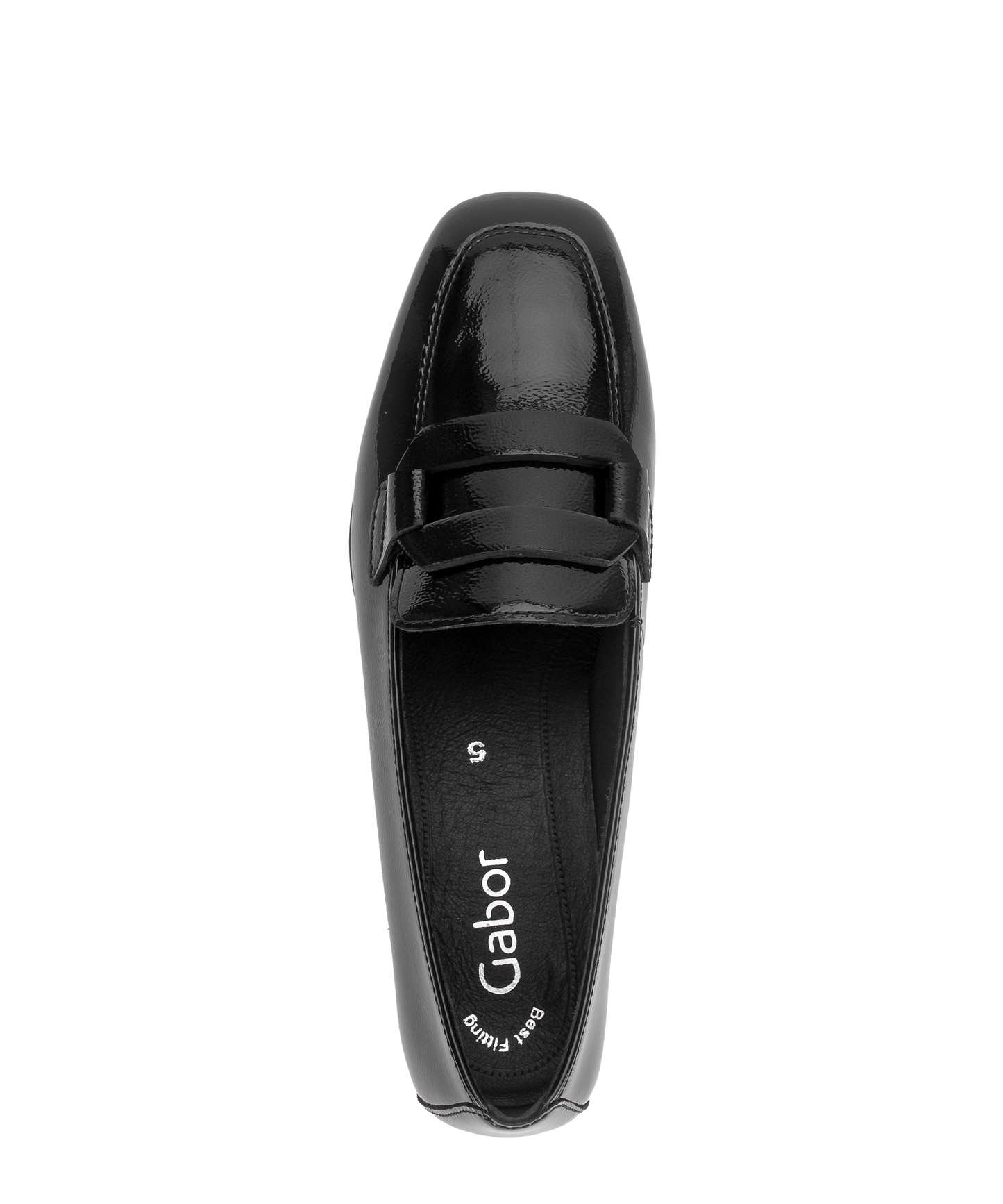 Gabor 75.261.97 Black Slip On Shoes