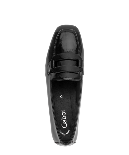 Gabor 75.261.97 Black Slip On Shoes